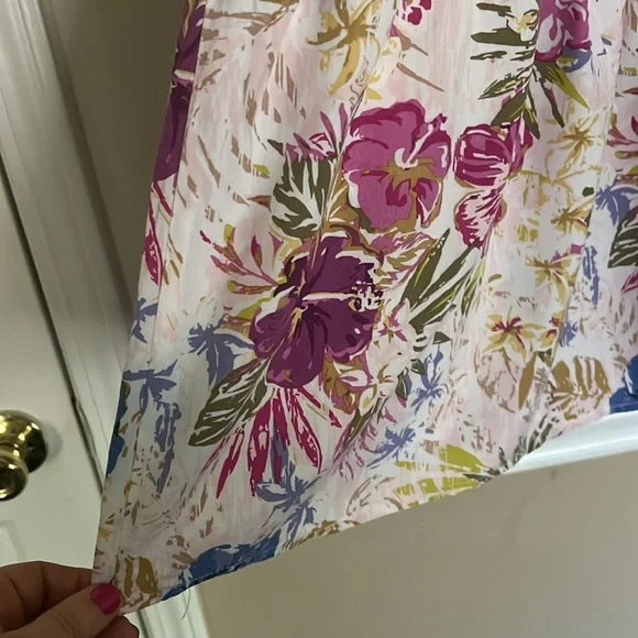 MATILDA JANE Enchanted Garden Tiered Ruffle Aloha Palm Dress, Size XL, GUC. - Picture 8 of 13